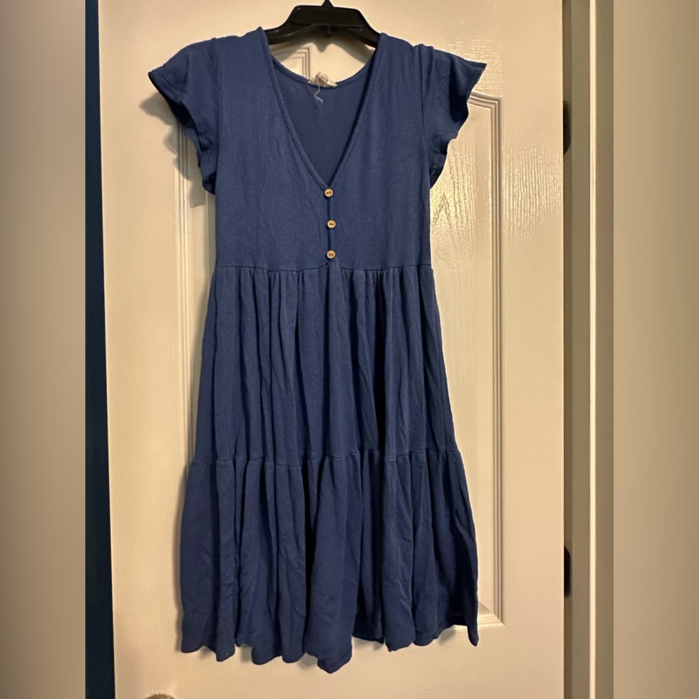 Blue dress
